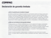 Compaq Guarantee